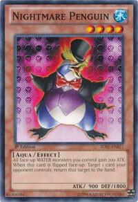 Nightmare Penguin SDRE-EN017 card from Structure Deck: Realm of the Sea Emperor
