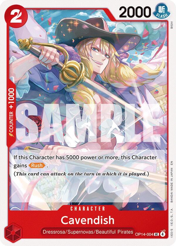 Cavendish OP14-004 card from The Azure Sea's Seven