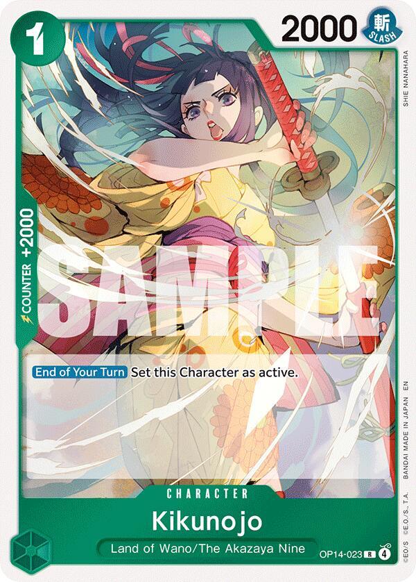 Kikunojo OP14-023 card from The Azure Sea's Seven