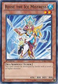 Reese the Ice Mistress SDRE-EN020 card from Structure Deck: Realm of the Sea Emperor