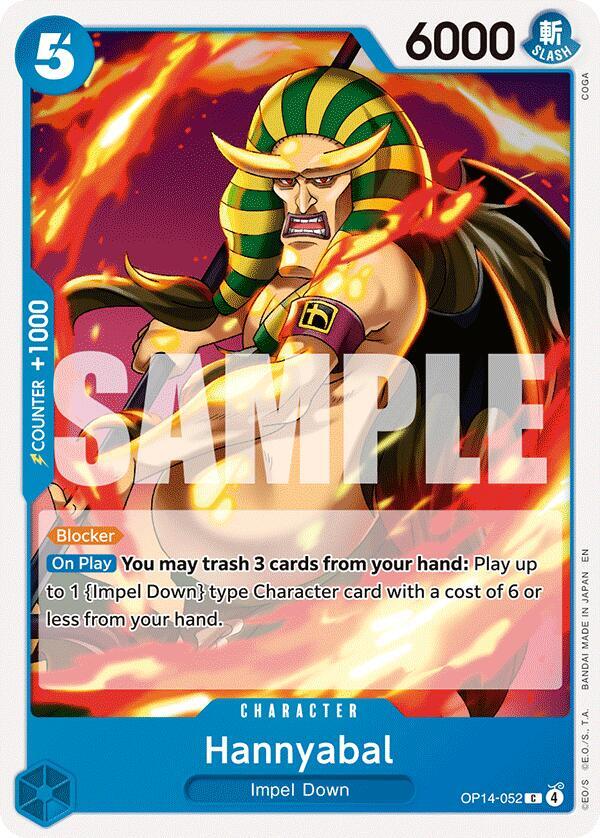 Hannyabal OP14-052 card from The Azure Sea's Seven