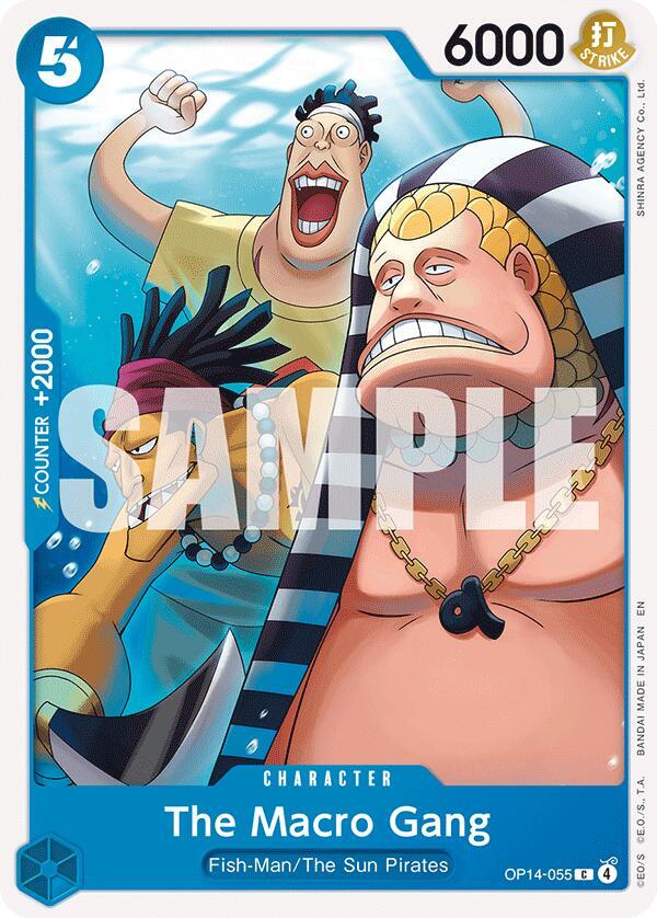 The Macro Gang OP14-055 card from The Azure Sea's Seven