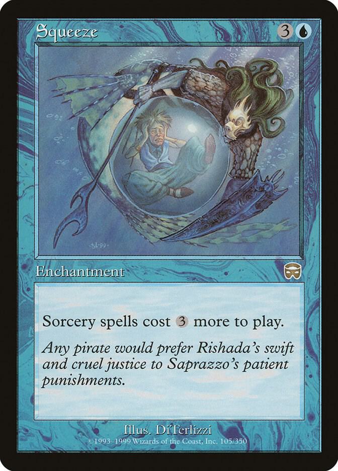 Squeeze 105 card from Mercadian Masques