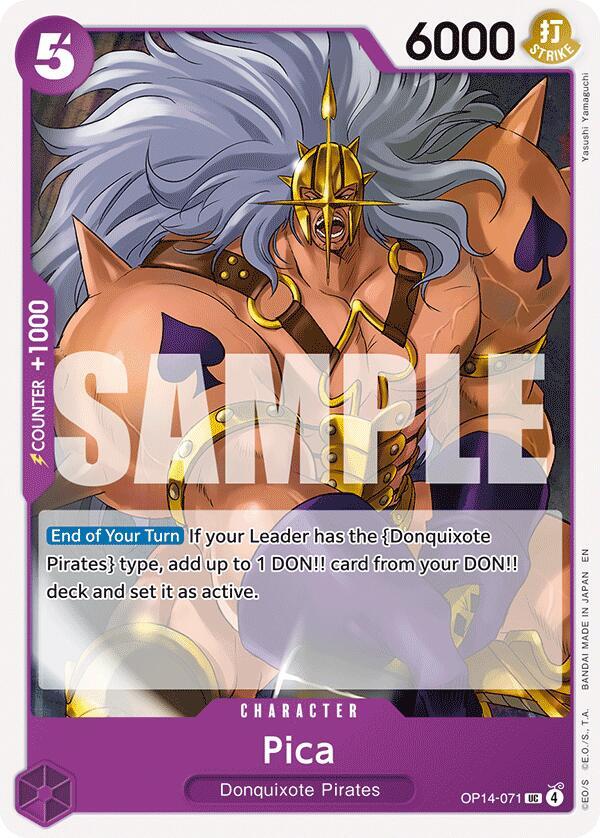 Pica OP14-071 card from The Azure Sea's Seven