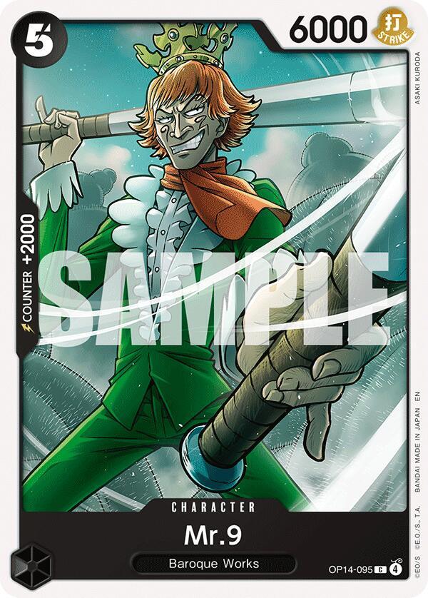 Mr.9 OP14-095 card from The Azure Sea's Seven