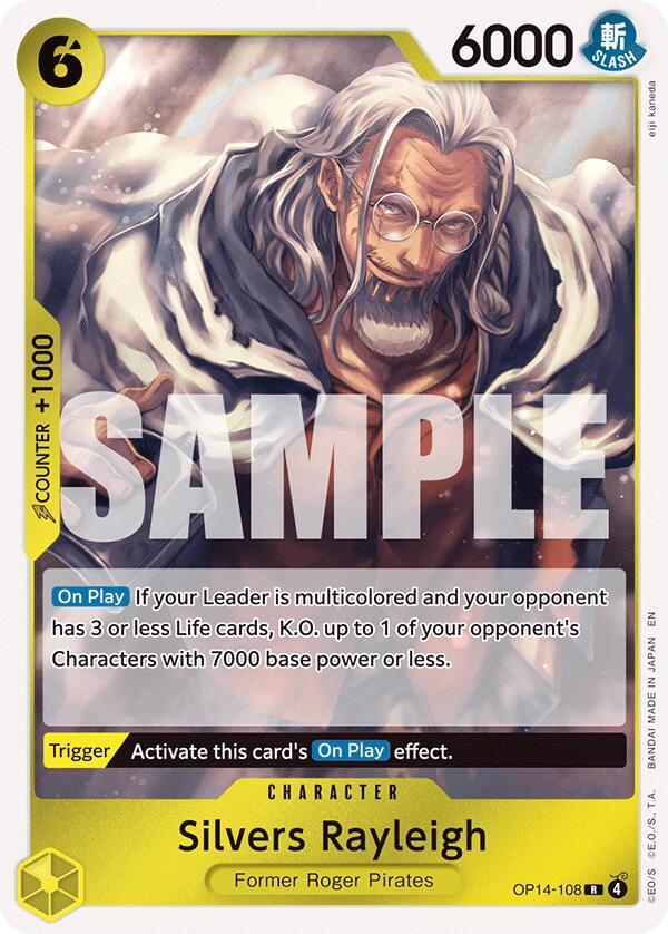 Silvers Rayleigh OP14-108 card from The Azure Sea's Seven
