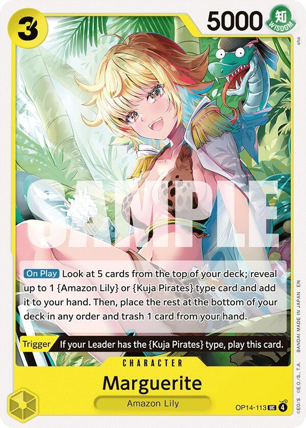 Marguerite OP14-113 card from The Azure Sea's Seven
