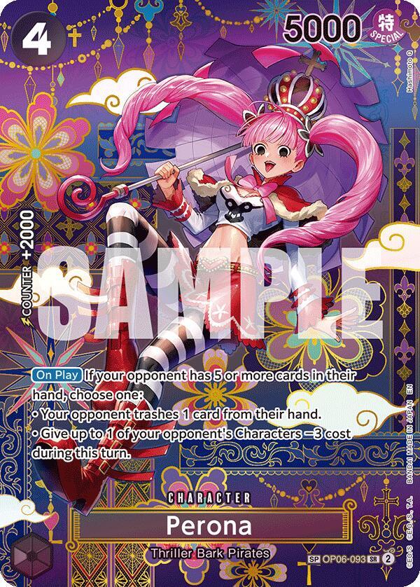 Perona (SP) OP06-093 card from The Azure Sea's Seven
