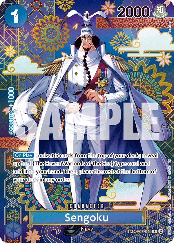 Sengoku (SP) OP07-046 card from The Azure Sea's Seven