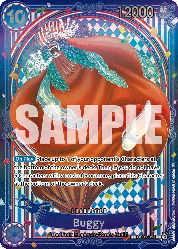 Buggy (SP) OP09-051 card from The Azure Sea's Seven