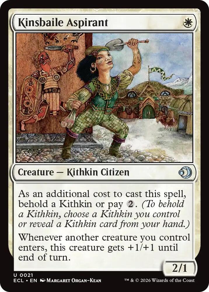 Kinsbaile Aspirant 21 card from Lorwyn Eclipsed