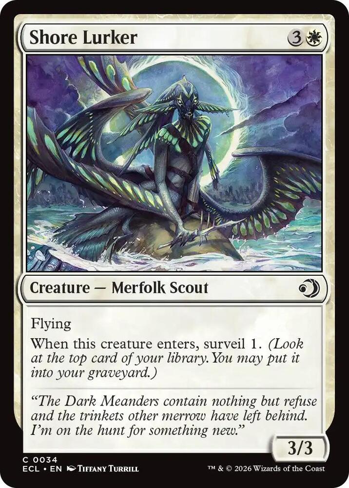Shore Lurker 34 card from Lorwyn Eclipsed