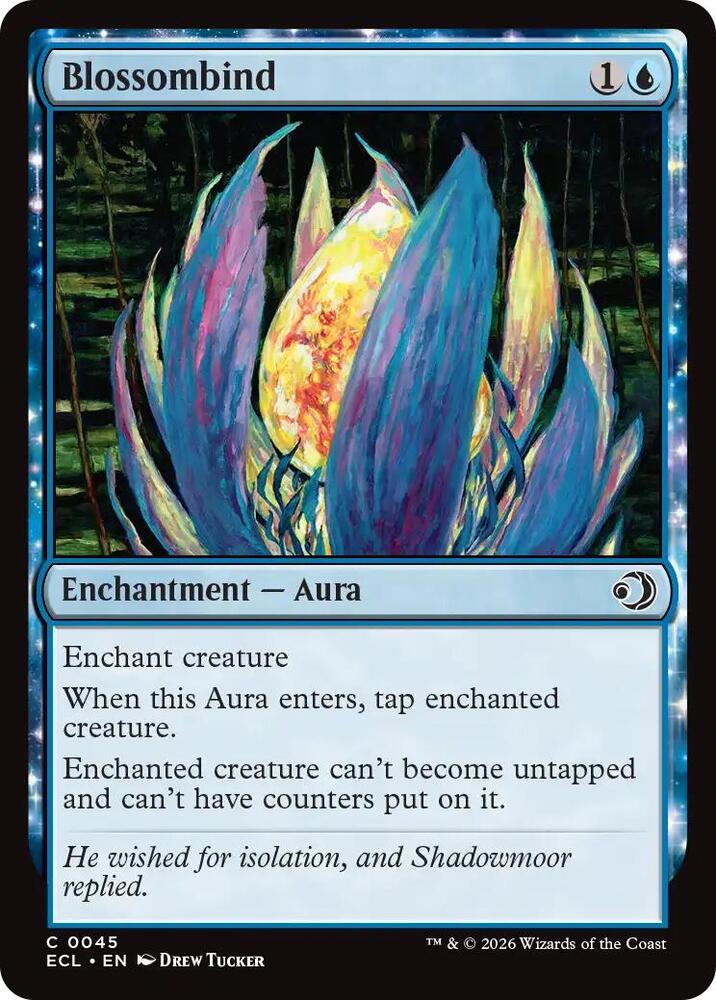 Blossombind 45 card from Lorwyn Eclipsed