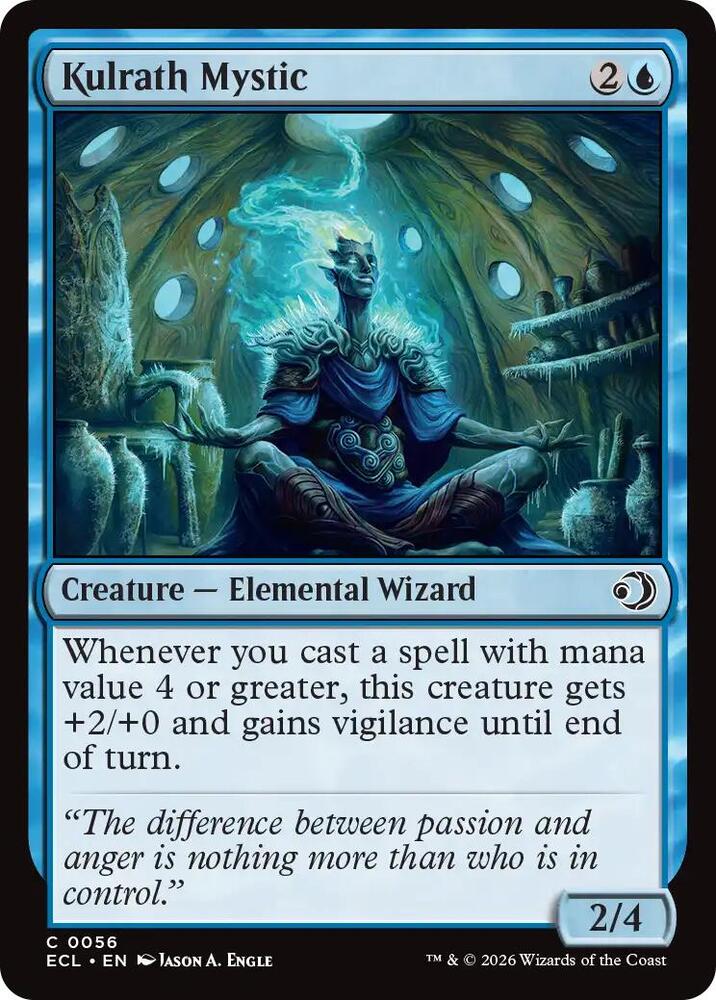 Kulrath Mystic 56 card from Lorwyn Eclipsed