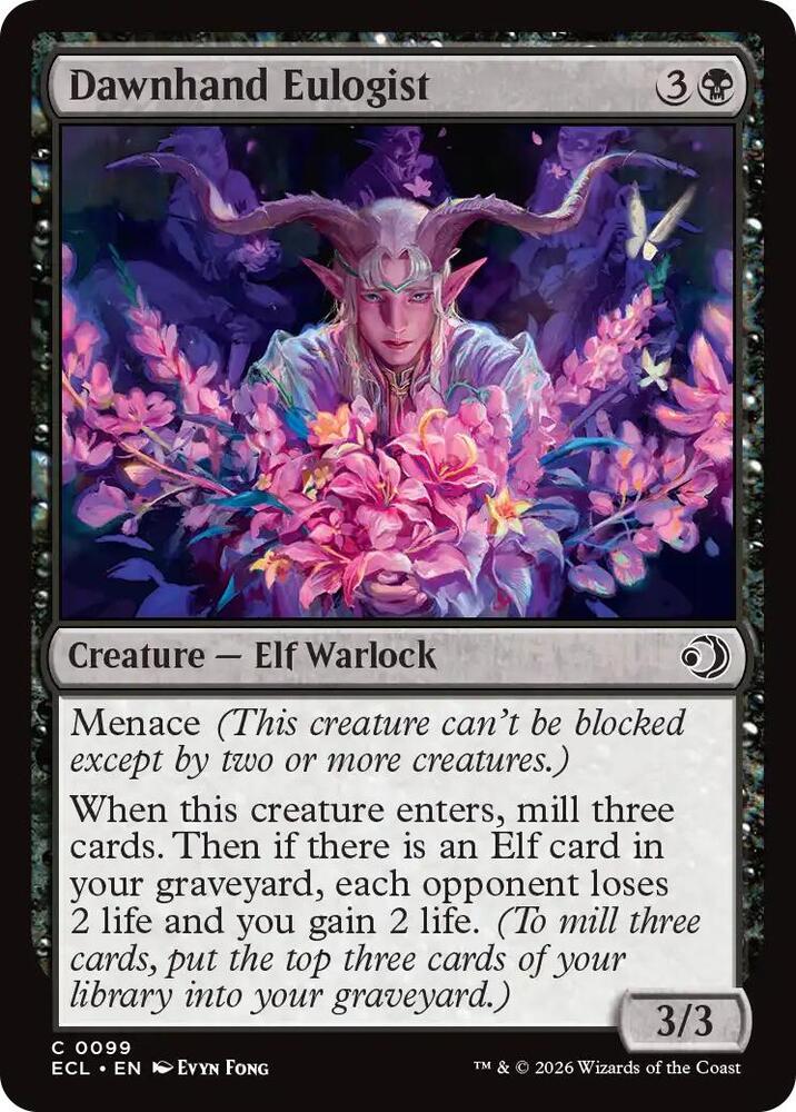 Dawnhand Eulogist 99 card from Lorwyn Eclipsed