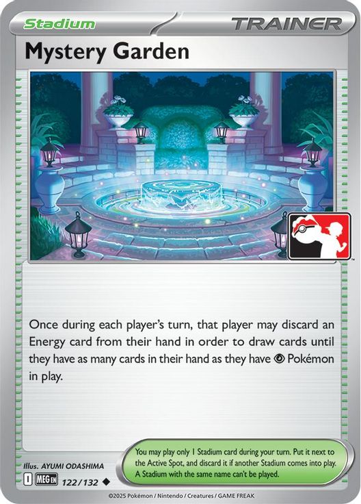 Mystery Garden 122/132 card from Prize Pack Series Cards