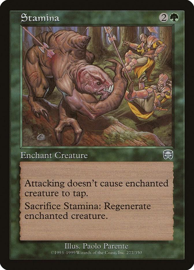 Stamina 277 card from Mercadian Masques