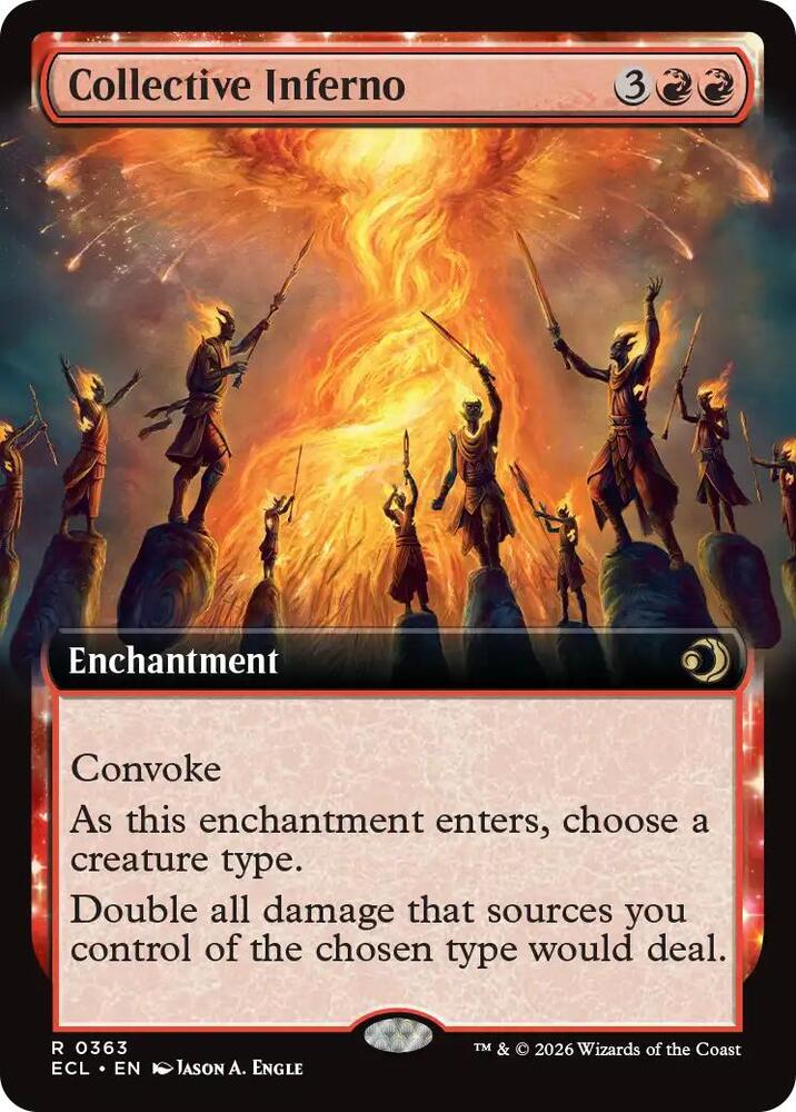 Collective Inferno (Extended Art) 363 card from Lorwyn Eclipsed