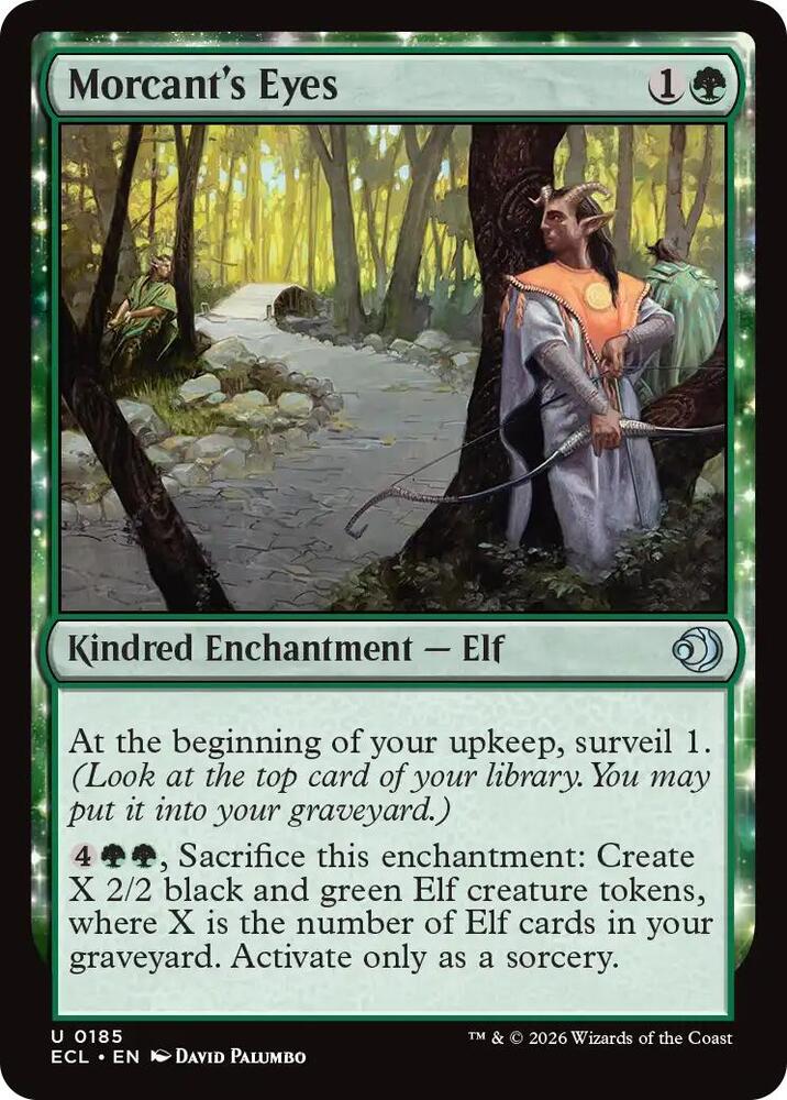 Morcant's Eyes 185 card from Lorwyn Eclipsed