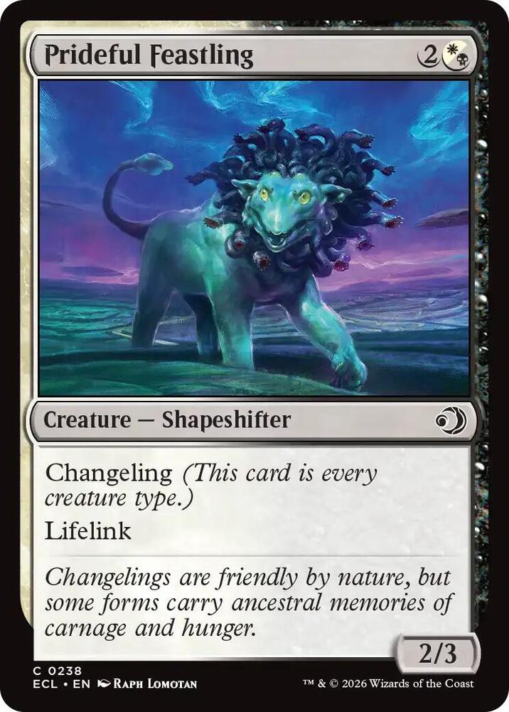 Prideful Feastling 238 card from Lorwyn Eclipsed
