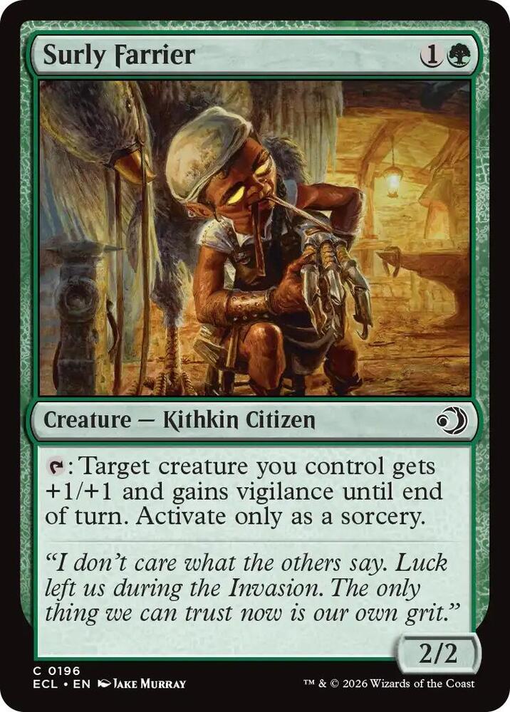Surly Farrier 196 card from Lorwyn Eclipsed