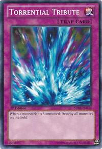 Torrential Tribute SDRE-EN036 card from Structure Deck: Realm of the Sea Emperor
