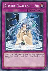 Spiritual Water Art - Aoi SDRE-EN037 card from Structure Deck: Realm of the Sea Emperor