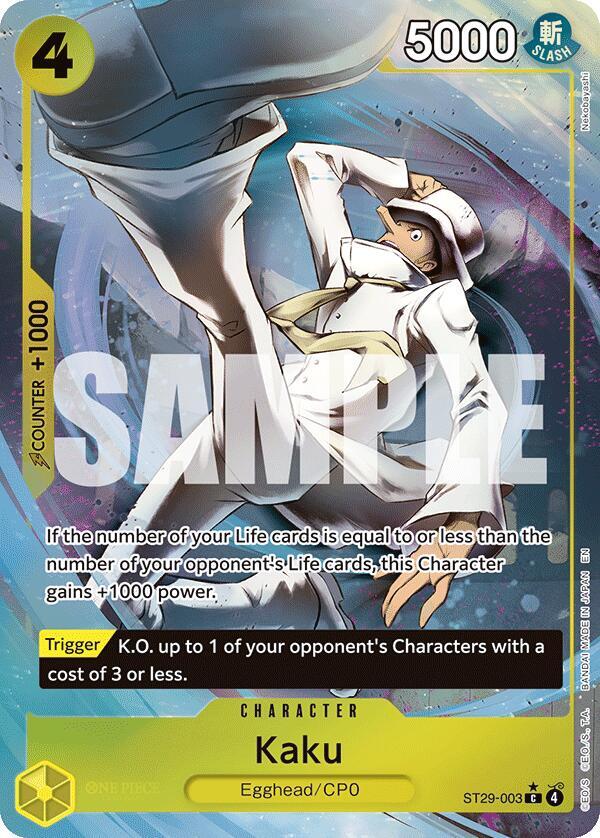Kaku (Full Art) ST29-003 card from Starter Deck 29: Egghead