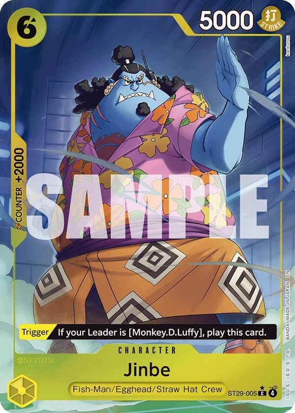 Jinbe (Full Art) ST29-005 card from Starter Deck 29: Egghead