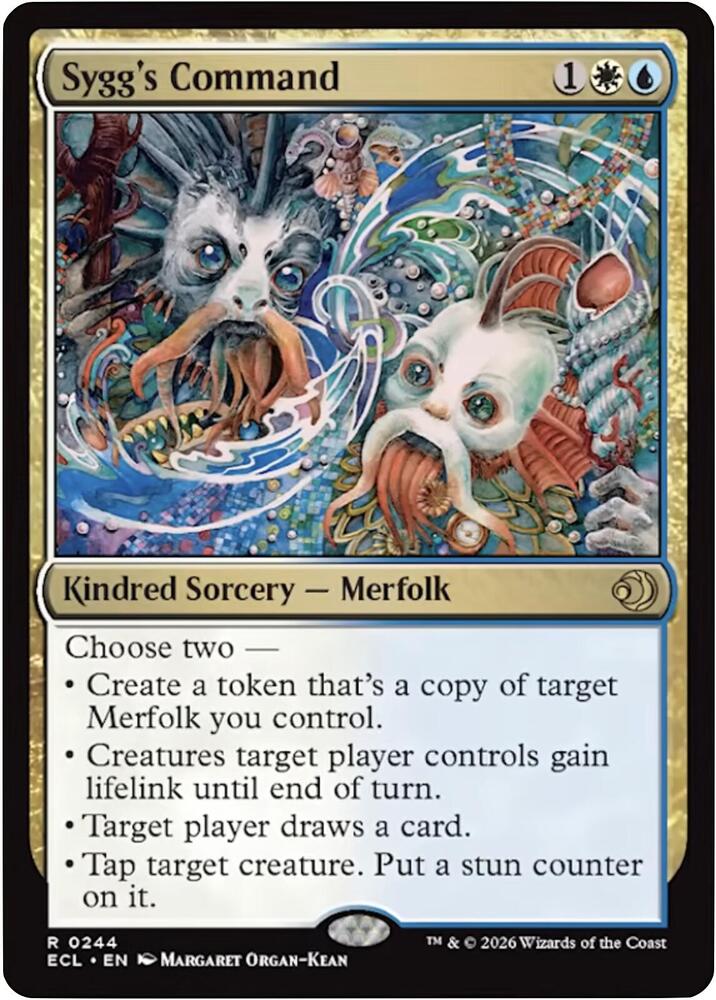 Sygg's Command 244 card from Lorwyn Eclipsed