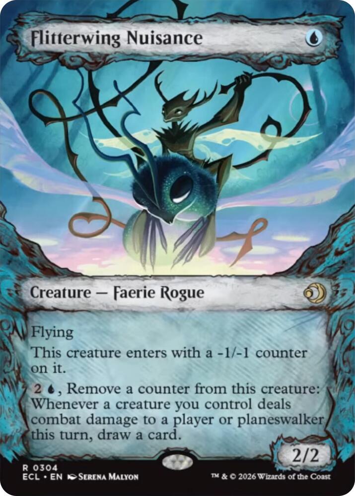 Flitterwing Nuisance (Showcase) 304 card from Lorwyn Eclipsed
