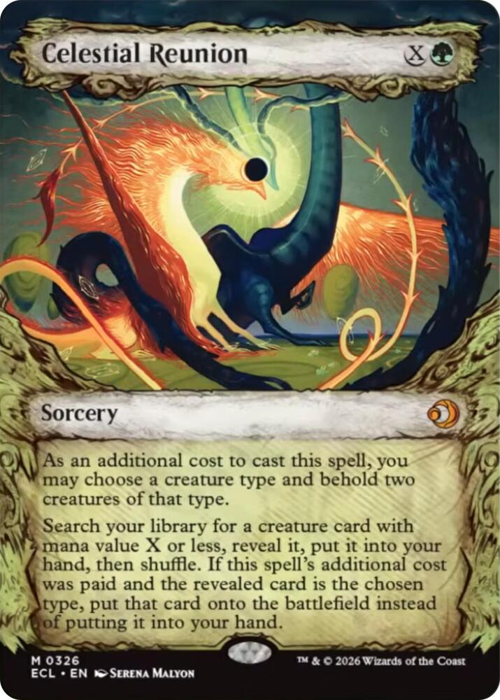Celestial Reunion (Showcase) 326 card from Lorwyn Eclipsed