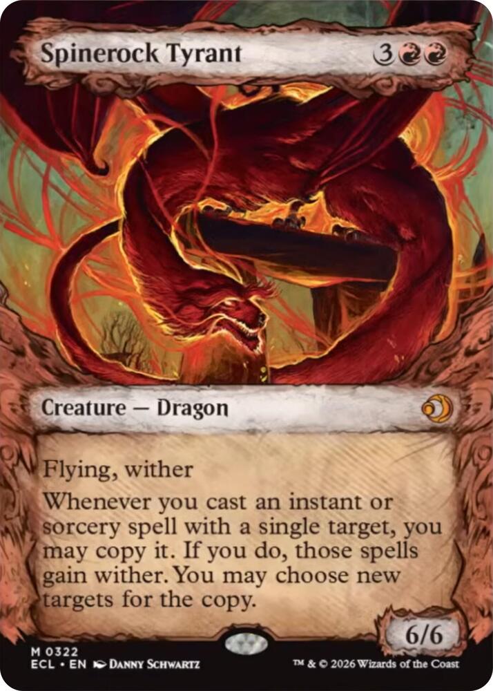 Spinerock Tyrant (Showcase) 322 card from Lorwyn Eclipsed