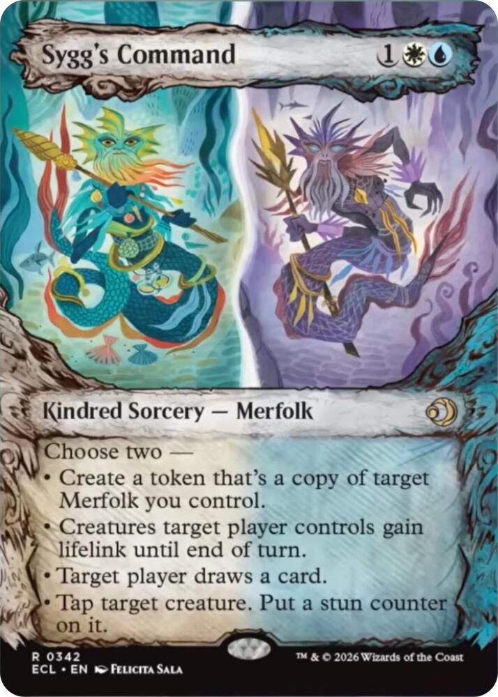 Sygg's Command (Showcase) 342 card from Lorwyn Eclipsed