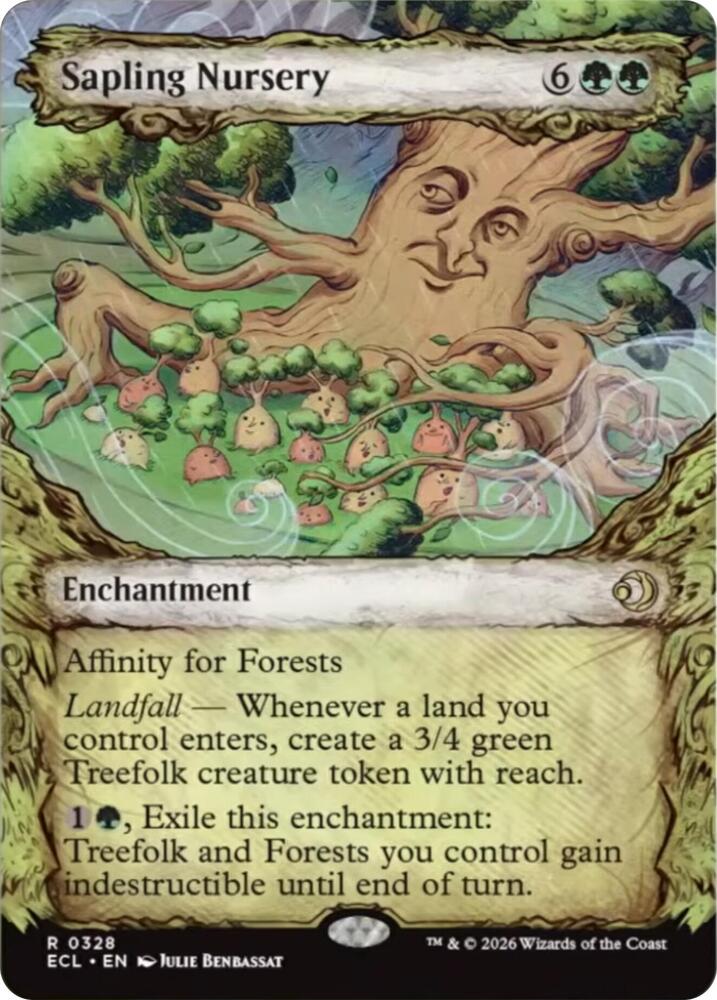 Sapling Nursery (Showcase) 328 card from Lorwyn Eclipsed