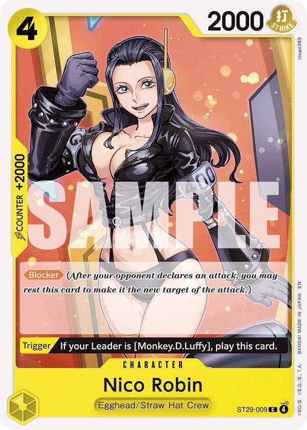 Nico Robin ST29-009 card from Starter Deck 29: Egghead