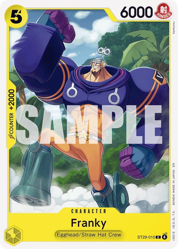 Franky ST29-010 card from Starter Deck 29: Egghead