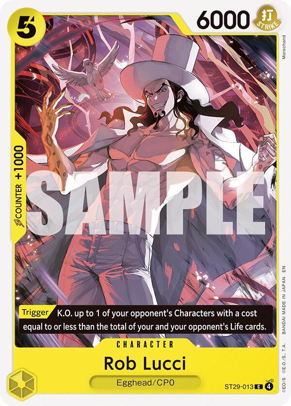 Rob Lucci ST29-013 card from Starter Deck 29: Egghead