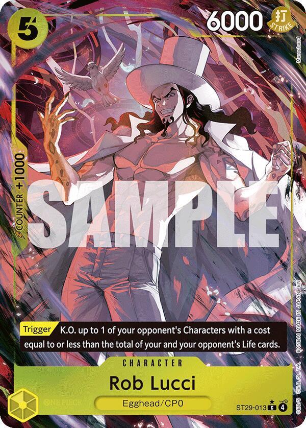 Rob Lucci (Full Art) ST29-013 card from Starter Deck 29: Egghead