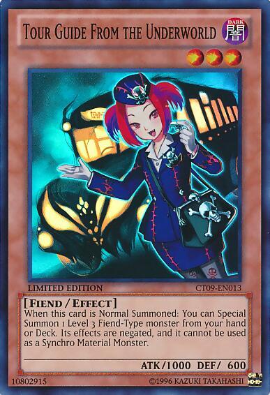 Tour Guide From the Underworld CT09-EN013 card from 2012 Collectors Tin