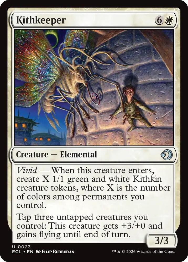 Kithkeeper 23 card from Lorwyn Eclipsed