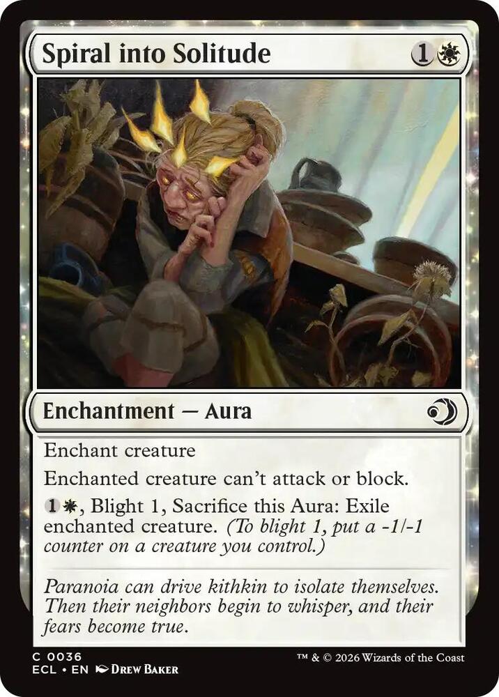 Spiral into Solitude 36 card from Lorwyn Eclipsed