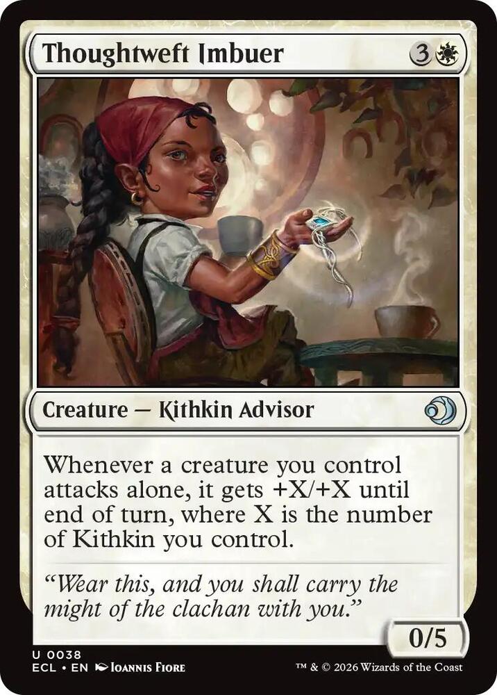 Thoughtweft Imbuer 38 card from Lorwyn Eclipsed