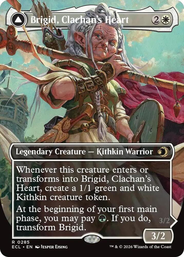 Brigid, Clachan's Heart (Borderless) 285 card from Lorwyn Eclipsed