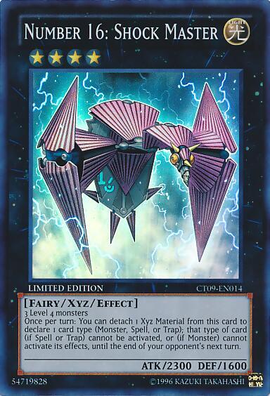 Number 16: Shock Master CT09-EN014 card from 2012 Collectors Tin