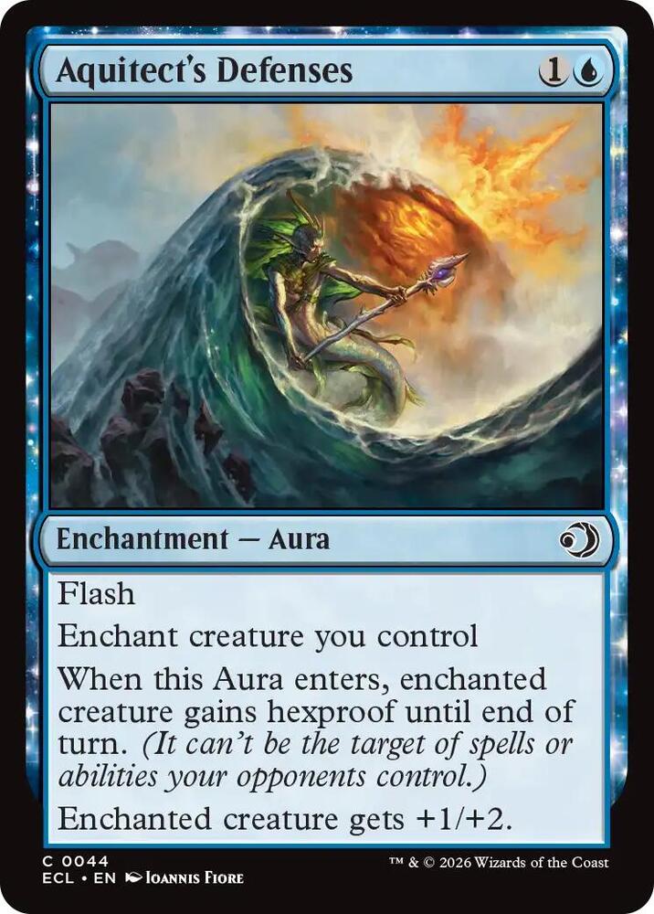 Aquitect's Defenses 44 card from Lorwyn Eclipsed