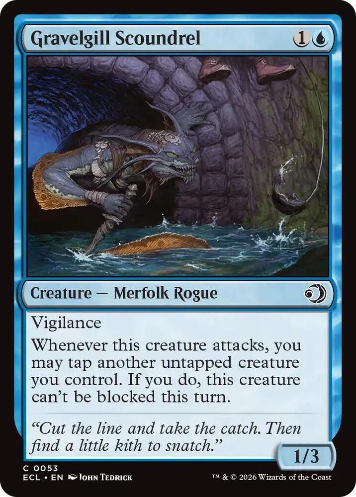Gravelgill Scoundrel 53 card from Lorwyn Eclipsed