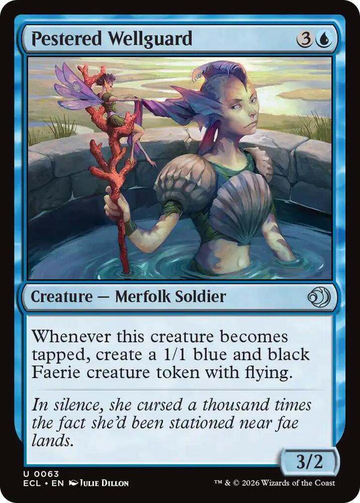 Pestered Wellguard 63 card from Lorwyn Eclipsed