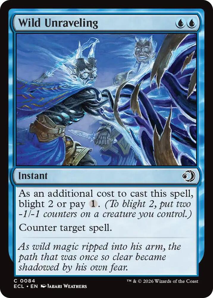 Wild Unraveling 84 card from Lorwyn Eclipsed