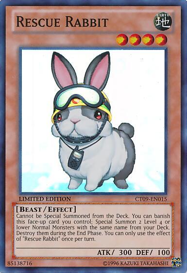 Rescue Rabbit CT09-EN015 card from 2012 Collectors Tin